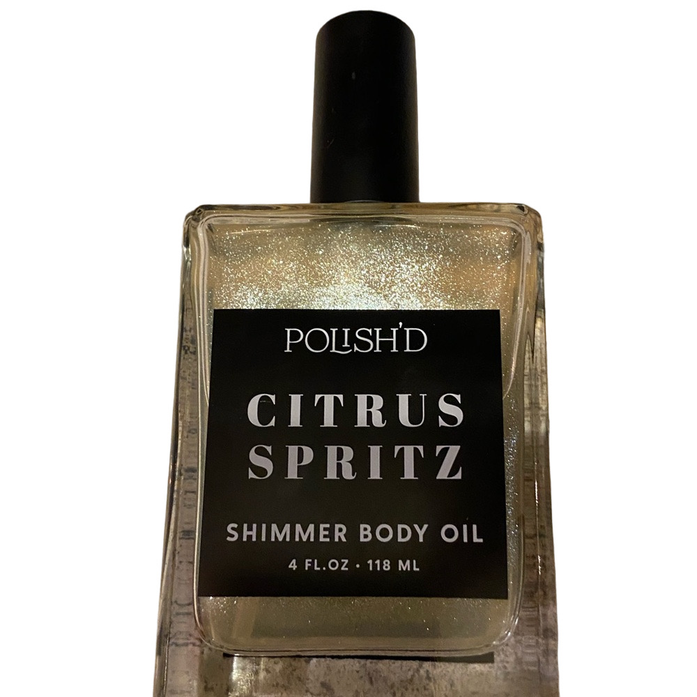 Citrus Spritz Shimmer Body Oil Gold